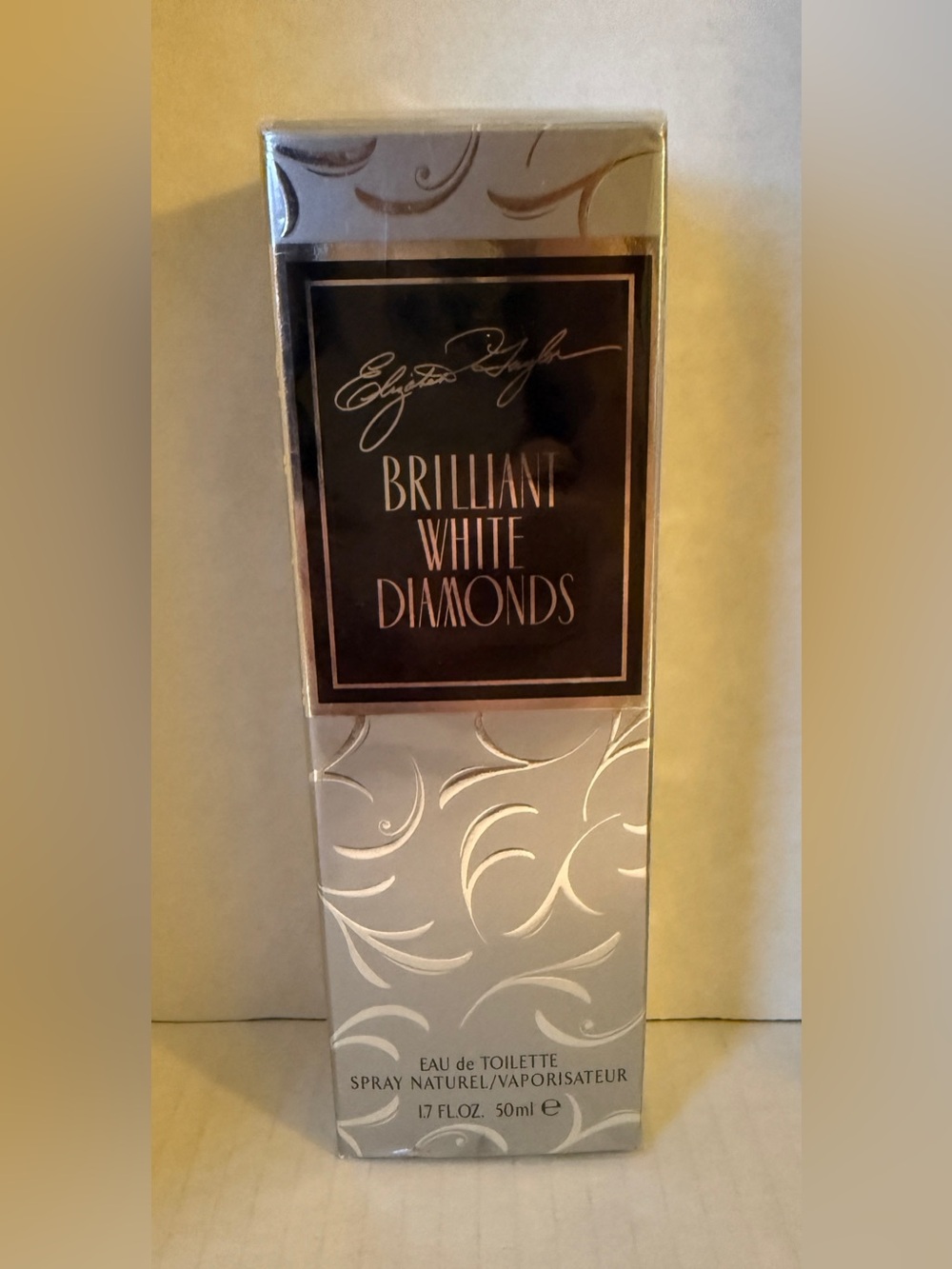 Brilliant White Diamonds by Elizabeth Taylor Eau de Toilette Spray NIP 1.7 oz